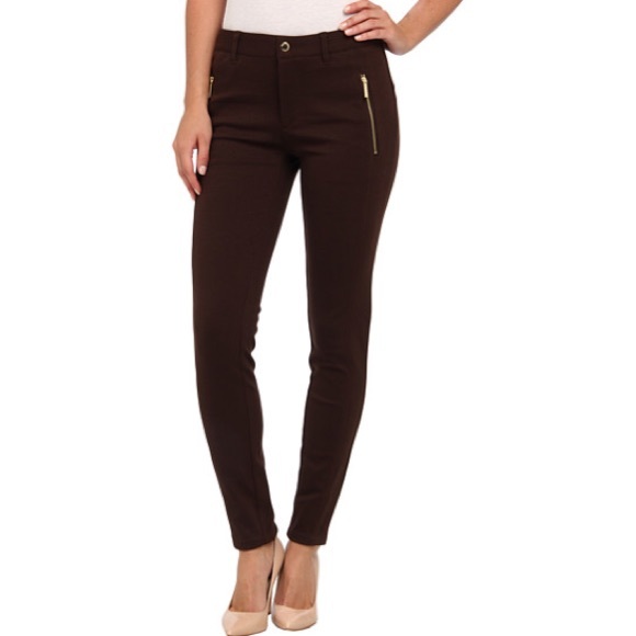 Michael Kors Pants - Michael Kors Seamed Ponte Skinny Pant